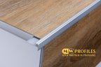Aluminium Stair Nosing Outer Corner 3 MM x 900 MM Length Silver, Gold, Champagne-  LVT F3