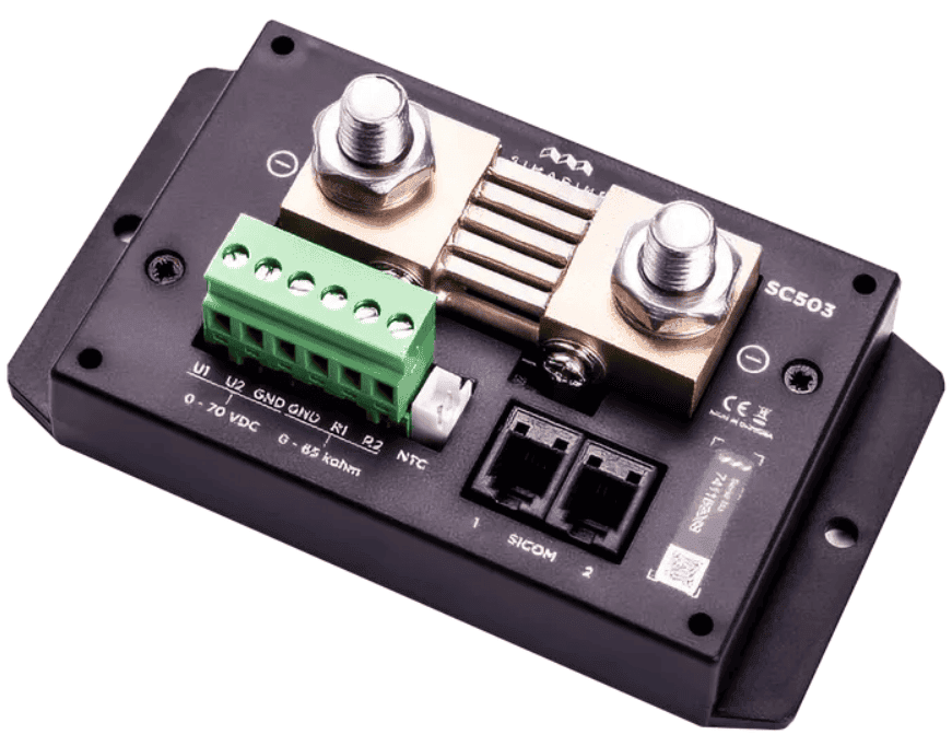 Simarine Battery Shunt 500A 2x Voltage, 2x Resistance, 1x Temperature