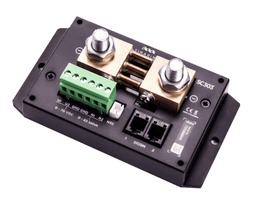 Simarine Battery Shunt 300A 2x Voltage, 2x Resistance, 1x Temperature