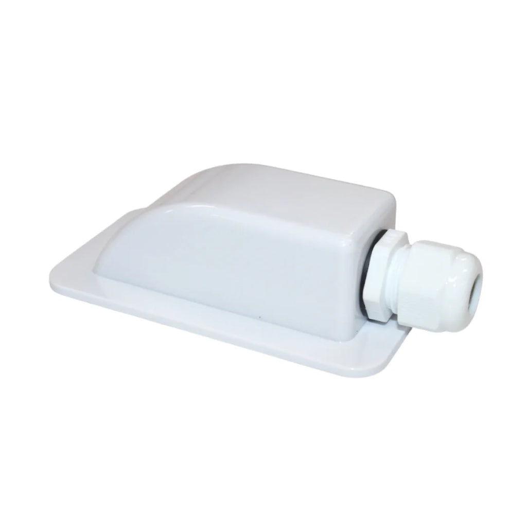Exotronic 1 Gland White Cable Entry Cover (Lightweight ABS)