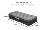 Tritech Air Mattress Twin Built-in AC pump