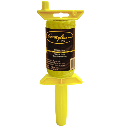FHC Contractors String Line With Reel 250' Long Braided Line