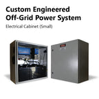 Custom Off-Grid Power System Electrical Cabinet