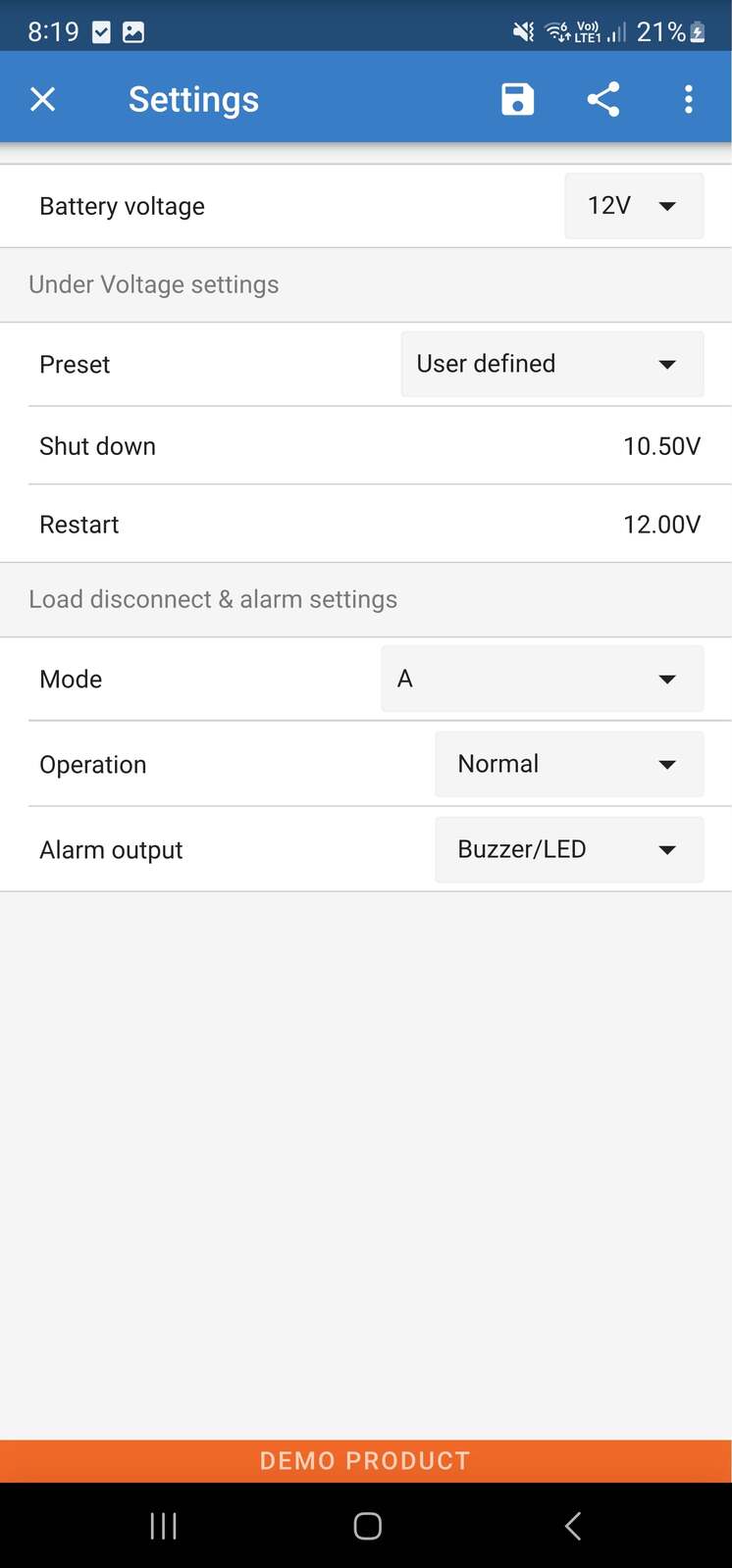 Victron  12/24V 100A Smart BatteryProtect Bluetooth Low Voltage Disconnect