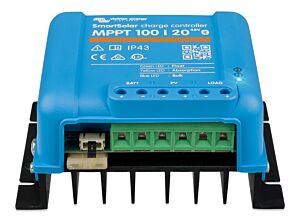 Victron Energy Smart Solar 100/20 - 20 Amp, 100 VOC, 12V/24V/48V MPPT Charge Controller