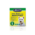 Johnsons One Dose Easy Wormer Dog Worm Worming Tablets Roundworm Tapeworm