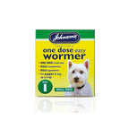 Johnsons One Dose Easy Wormer Dog Worm Worming Tablets Roundworm Tapeworm
