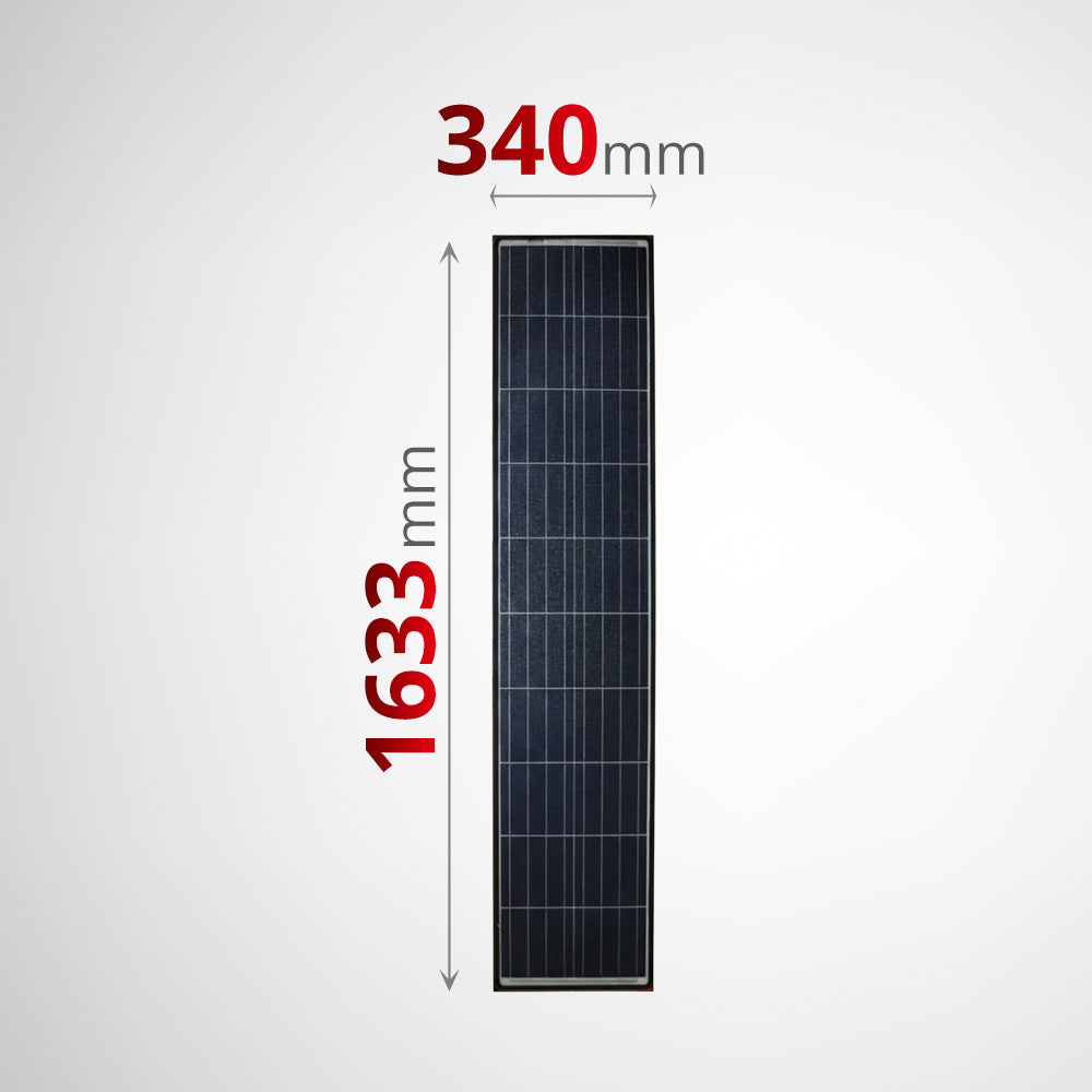 Sunman 9V 85W eArc Flexible Solar Panel | Junction Box Underneath w/ VGK