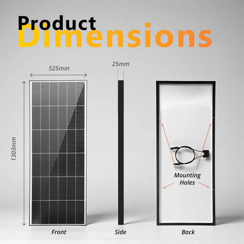 Exotronic 150W Fusion Fixed Solar Panel