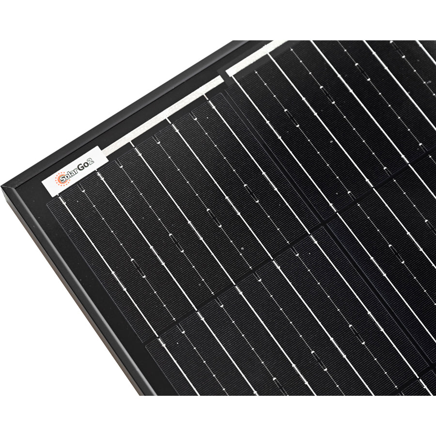 160W Rigid Solar Panel Black