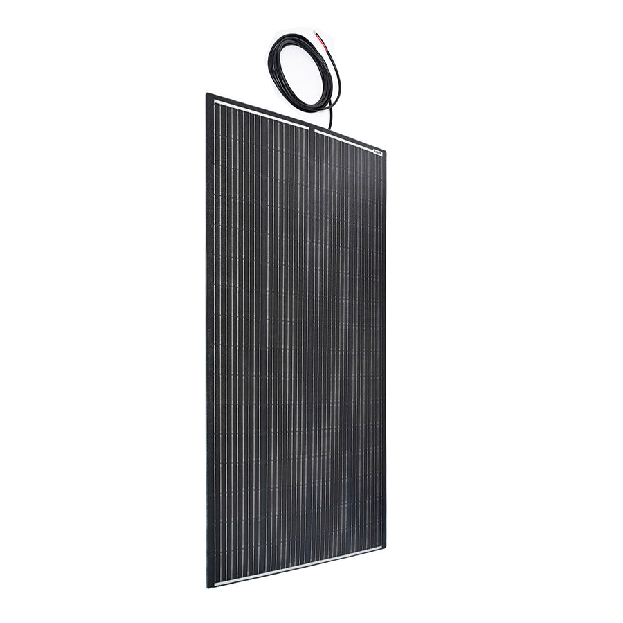 250W Semi-Flexi Solar Panel Black Rear Exit
