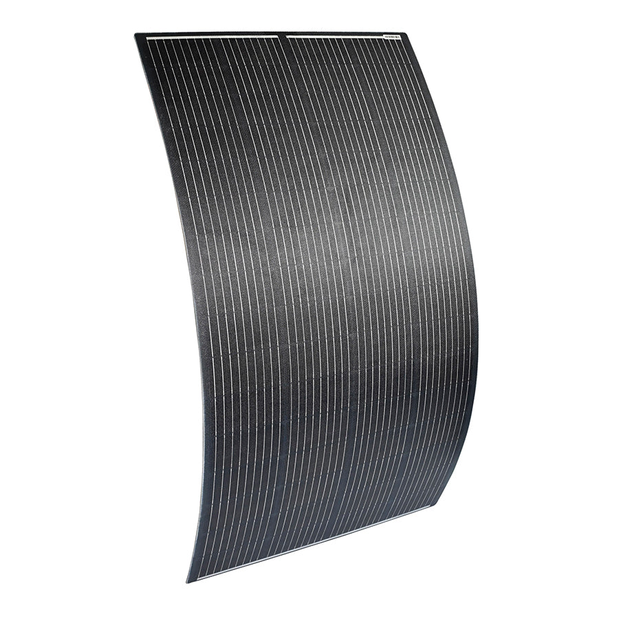 200W Semi-Flexi Solar Panel Black Rear Exit