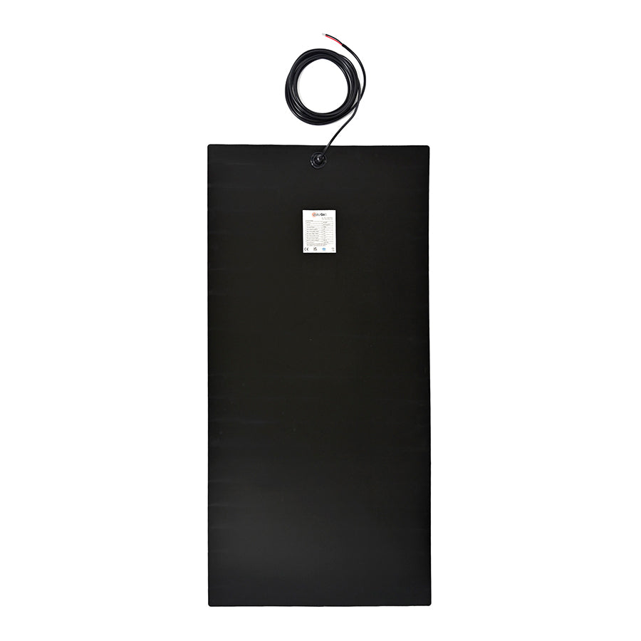 250W Semi-Flexi Solar Panel Black Rear Exit