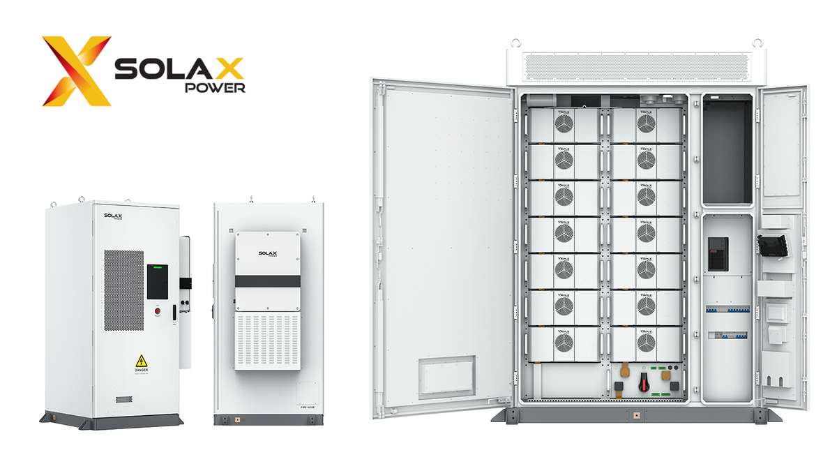 All in One SolaX ESS AELIO Small C&I Solar Systems with 60kW 3-Phase Inverter and 200kWh Battery