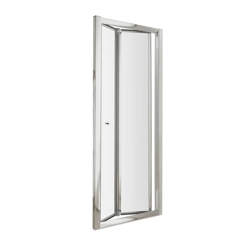 Foundry 4mm Glass Recessed Bi-Fold Shower Door - Chrome