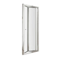Foundry 4mm Glass Recessed Bi-Fold Shower Door - Chrome