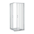 Foundry 5mm Glass Corner Entry Shower Enclosure - Chrome