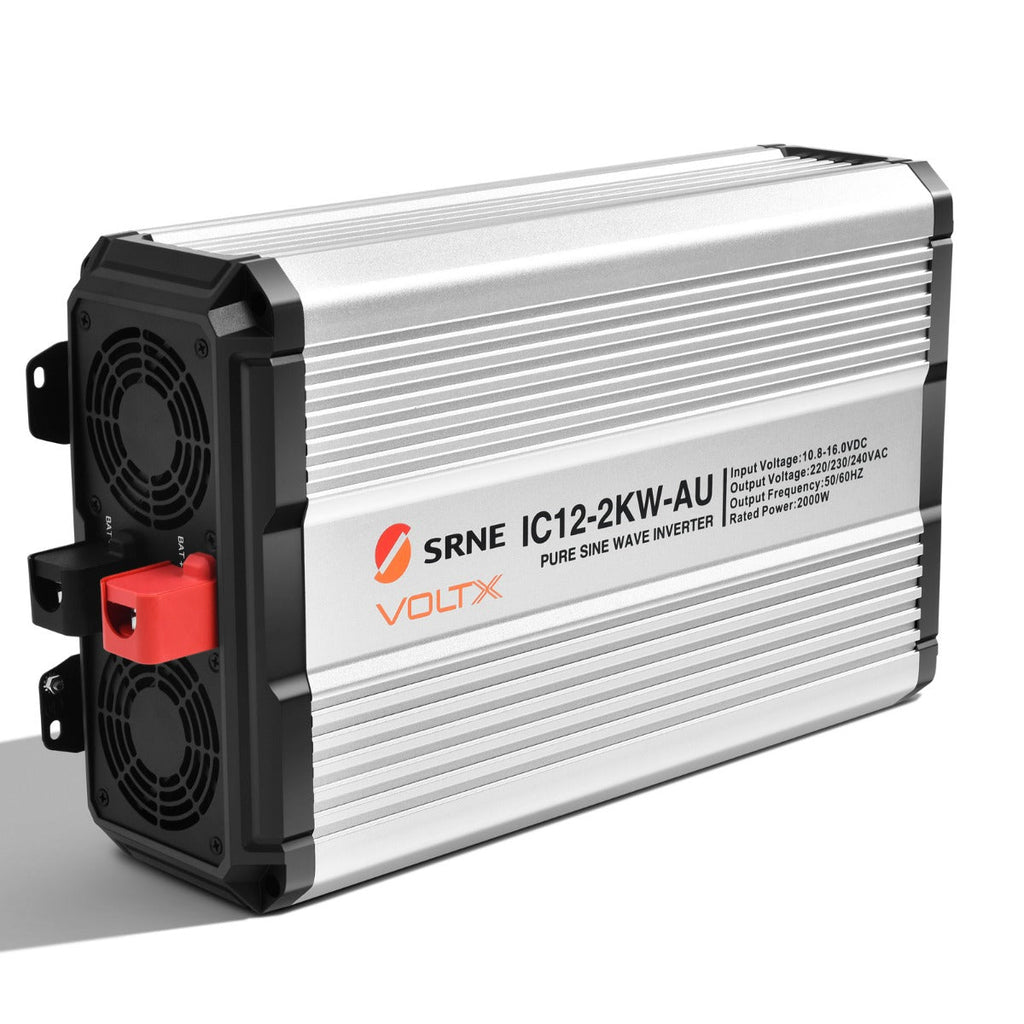VoltX 12V 2KW Pure Sine Wave Inverter + FREE VoltX Inverter LCD Display