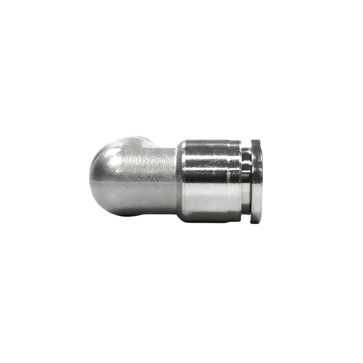 Exotronic 10mm OD 304 Stainless Steel PTFE Tube Elbow