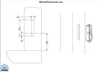 SS20012 Vinyl Single Hung Routed Window Operated Control Device WOCD Mini Angel Window Fall Prevention