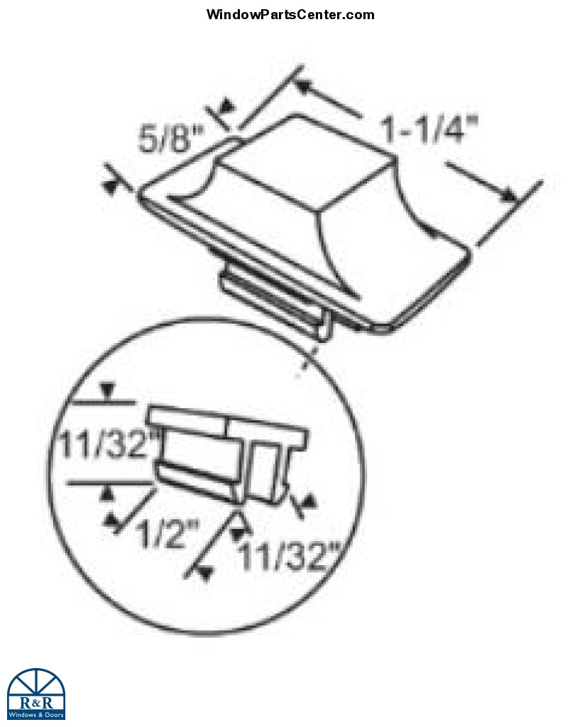SS20015 - Replacement Thumb Button for Tilt Latch