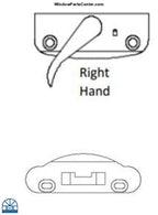 SS20016 Flush Mount Tilt and Lock Sash Lock with Wash Feature  - Kit ZX-11DT