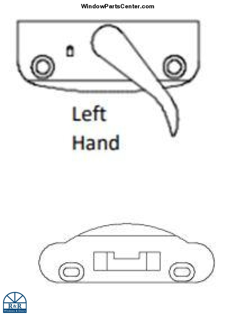 SS20016 Flush Mount Tilt and Lock Sash Lock with Wash Feature  - Kit ZX-11DT