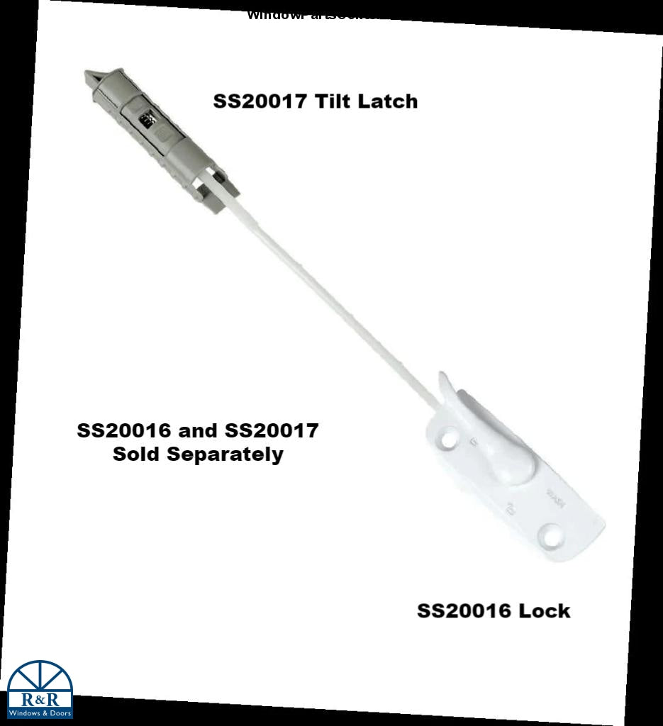 SS20016 Flush Mount Tilt and Lock Sash Lock with Wash Feature  - Kit ZX-11DT