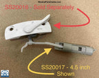 SS20016 Flush Mount Tilt and Lock Sash Lock with Wash Feature  - Kit ZX-11DT