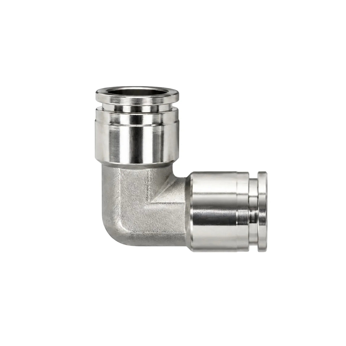 Exotronic 10mm OD 304 Stainless Steel PTFE Tube Elbow