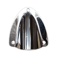 Exotronic Medium Stainless Steel Clamshell Cable Entry Cover