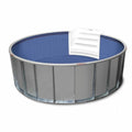 15' x 52" Round Steel Semi Inground Pool Kit -Discount Package