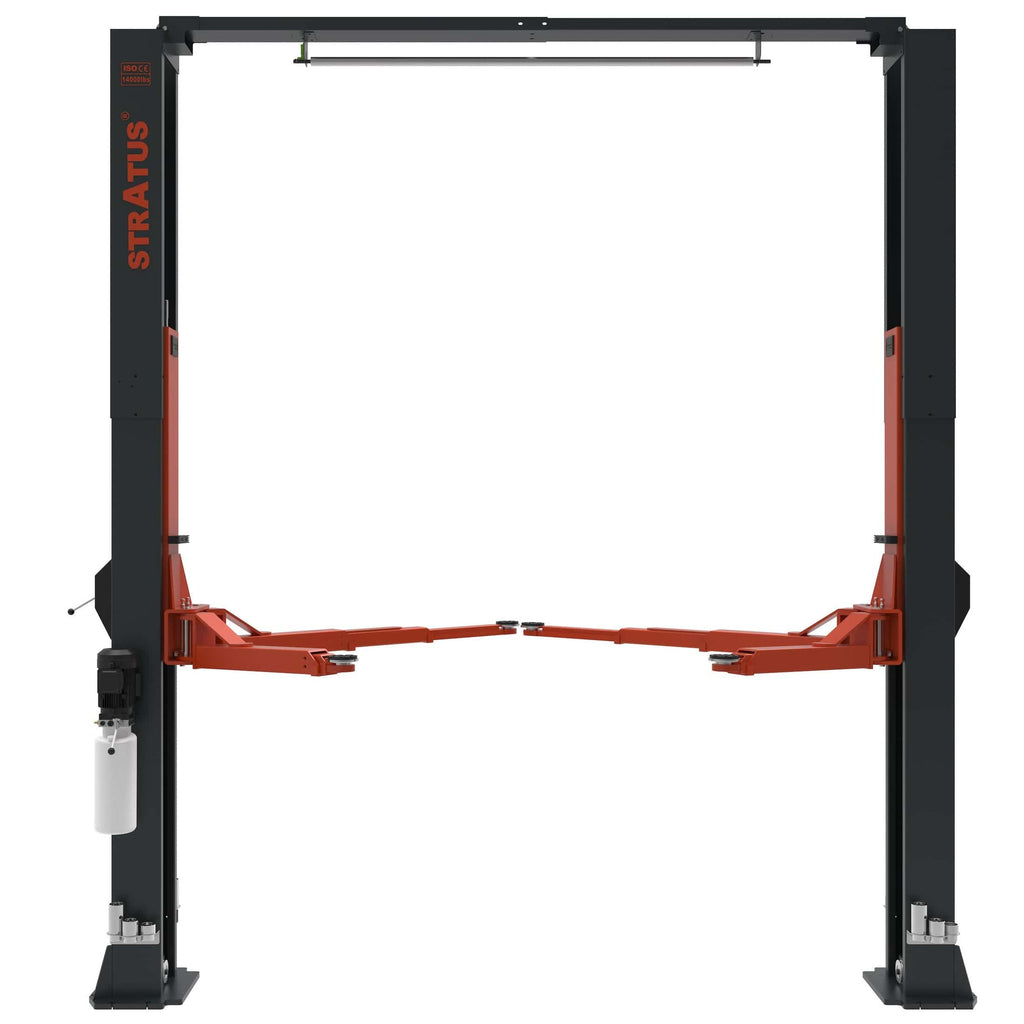 Stratus SAE-C14X 14,000 Lbs Overhead Clear Floor Two Post Lift