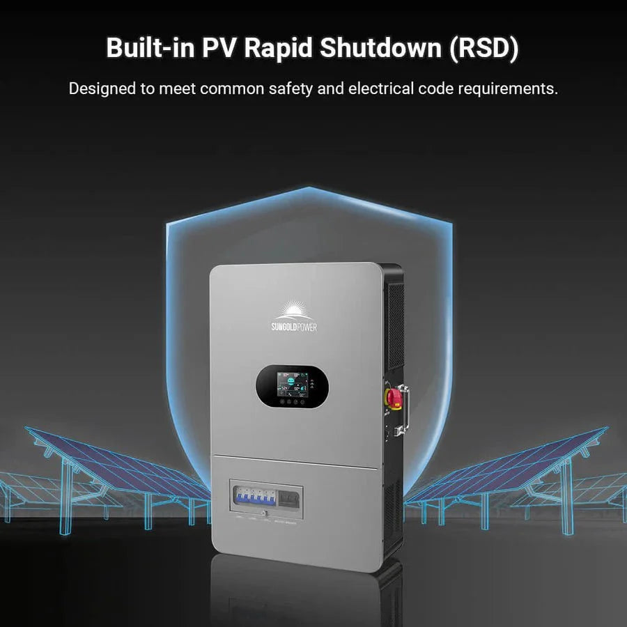 SunGoldPower 12KW 48V All in One Off Grid Solar Inverter