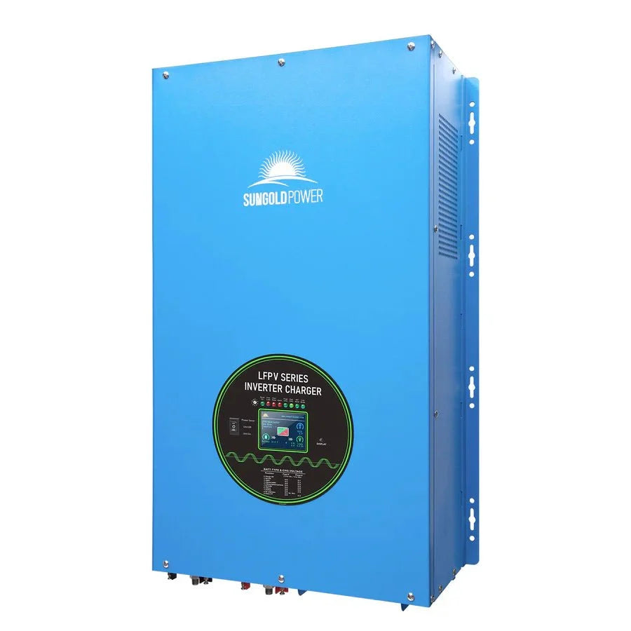 SunGoldPower 15000W 48V Split Phase Pure Sine Wave Inverter Charger - Off Grid Stores