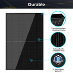SunGoldPower 440W Monocrystalline Black N-Type Solar Panel