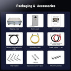 SunGoldPower Powerwall X 51.2V 200AH LiFePO4 Lithium Battery
