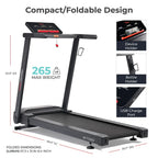Slim Interactive Auto Incline Smart Foldable Treadmill