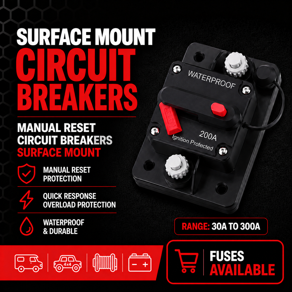 Manual Reset Circuit Breakers Surface Mount