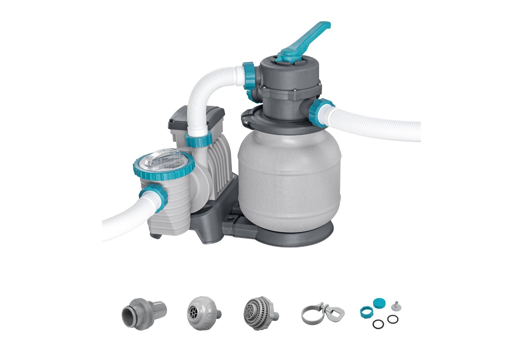 1500gal Pool Sand Filter for Above Ground Pools - Grey