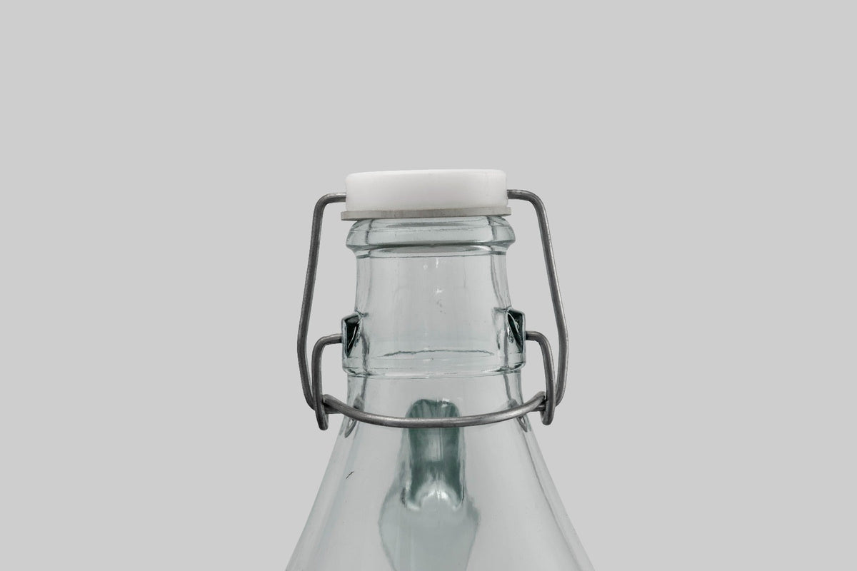 Glass Demijohn 5L 4 Pack Swing Top Cap, Airlock & Bung