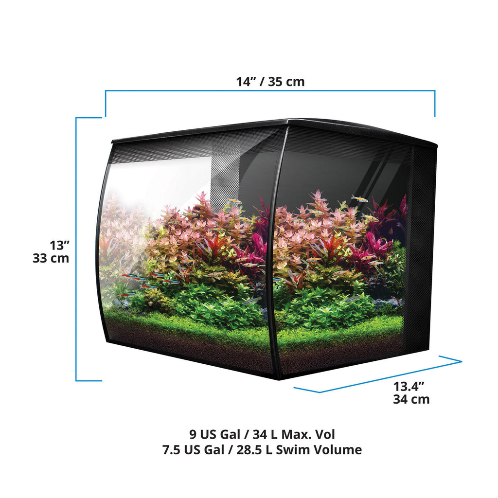 Fluval Flex 2.0 34L Black Aquarium