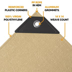 Tan Poly Tarp 20' x 40'