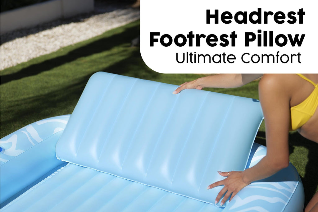Inflatable Sun-Kissed Tanning Pool Lounge