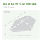 TapcoSlate Classic Edwardian & Victorian Hip End Cap