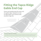TapcoSlate Classic Ridge End Cap