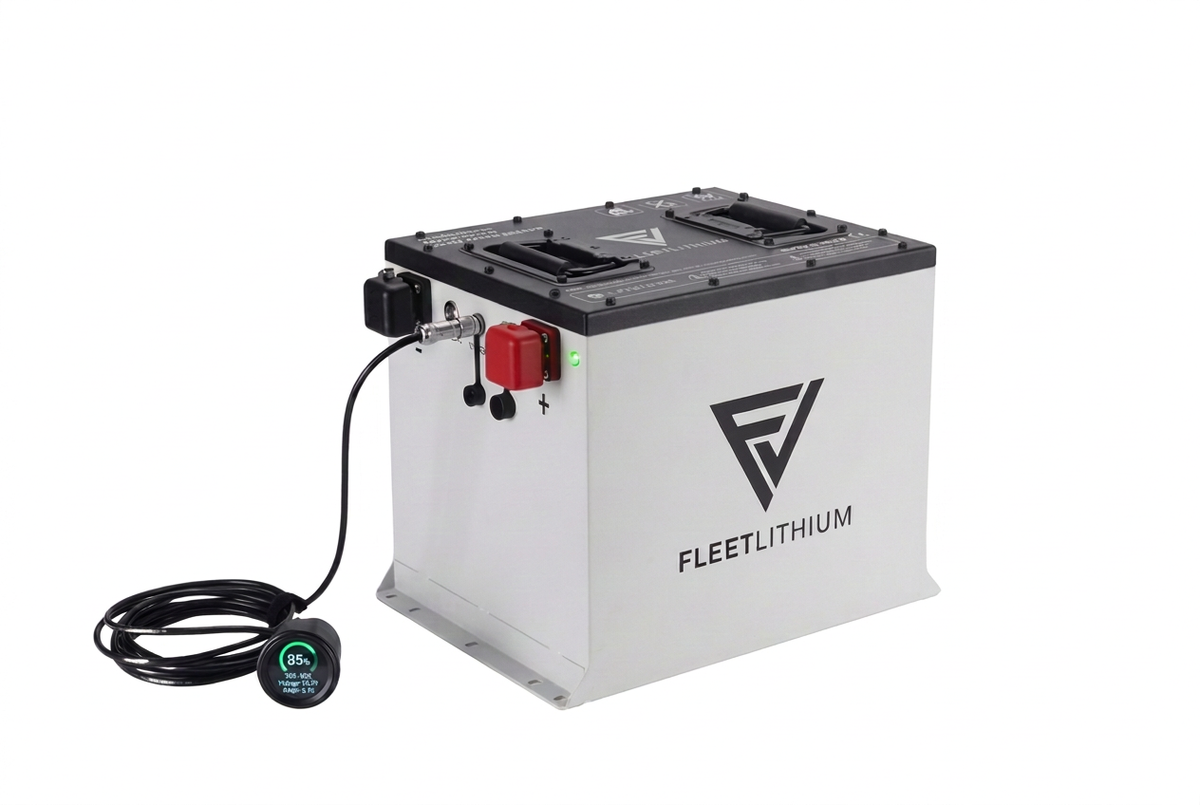 Taylor-Dunn B-200 / B-210 2017-2026 36V Fleet Lithium Conversion Kit - 105Ah LiFePO4 battery bundle with charger, cables and mounting hardware