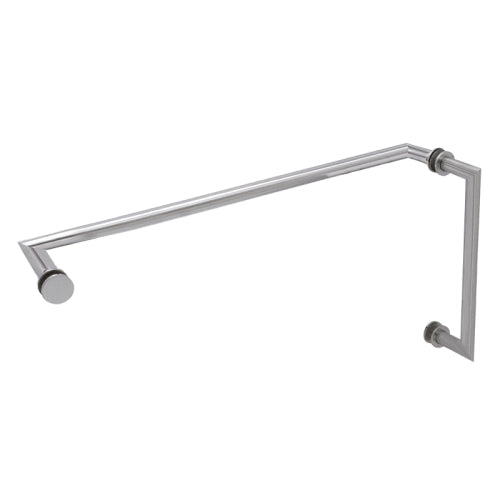 FHC 6" x 24" Mitered Pull / Towel Bar Combo