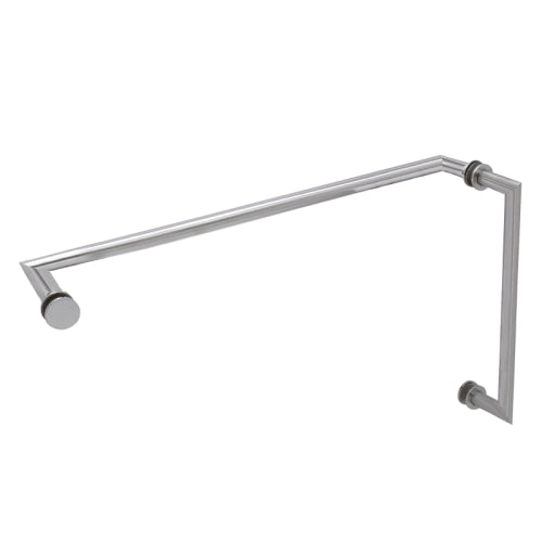FHC 8" X 24" Mitered Pull/Towel Bar Combo