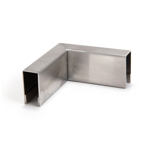 FHC 90 Degree Horizontal Corner Top Cap U-Channel 7/8" X 1-3/4" With Hem